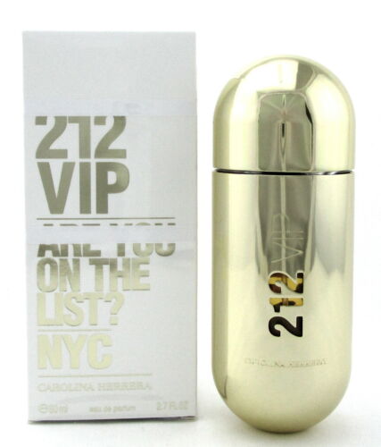 212 VIP by Carolina Herrera 2.7 oz./ 80 ml. EDP Spray for Women. New Damaged BOX