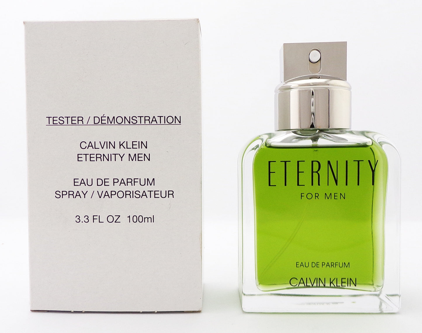 Eternity for Men by Calvin Klein 3.3 oz. Eau de Parfum Spray New TESTER