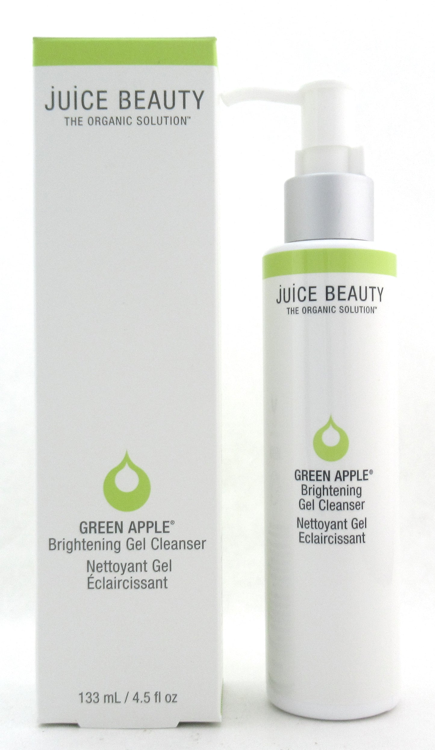 Juice Beauty Green Apple Brightening Gel Cleanser 4.5 oz./ 133 ml. New In Box
