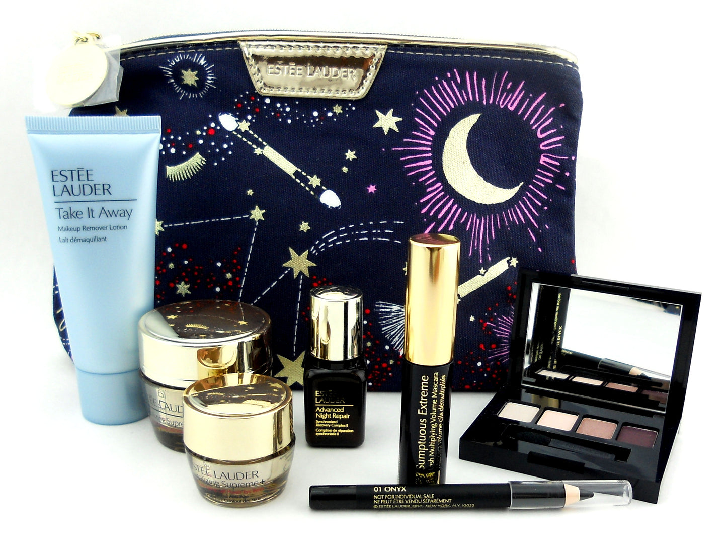 Estee Lauder 2019 Beauty Horoscope GWP Set Revitalizing 7 pc In Cosmetic Bag
