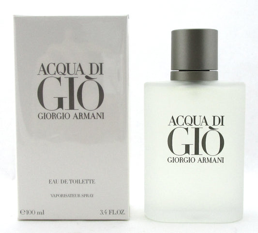 Acqua Di Gio by Giorgio Armani Eau De Toilette Spray 3.4oz.for Men. New.Sealed Box.