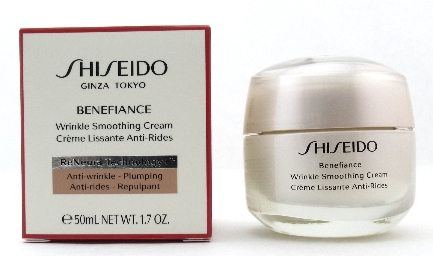 Shiseido Benefiance Wrinkle Smoothing Cream 50 ml./ 1.7 oz. NIB