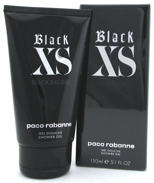 Black XS Black Excess by Paco Rabanne 5.1 oz./ 150 ml. Shower Gel for Men.
