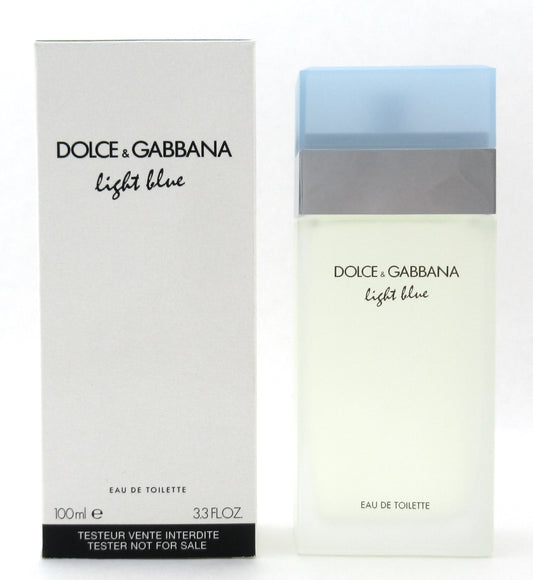Light Blue by Dolce & Gabbana Perfume 3.3 oz. EDT Spray for Women. NEW Tester