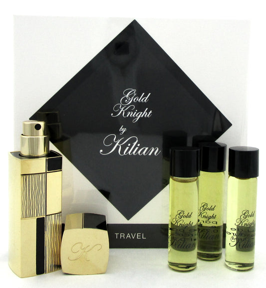 Gold Knight by Kilian 4 x 7.5 ml. Eau de Parfum Travel Set. New in Sealed Box