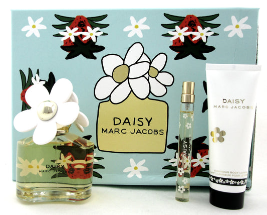 Daisy by Marc Jacobs 3.4 oz & 10 ml EDT Spray +2.5oz B/Lot. New SET. Damaged Box