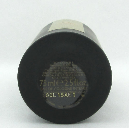 Bvlgari Eau Parfumee Au The Noir 2.5 oz. Eau de Cologne INTENSE Spray NO BOX