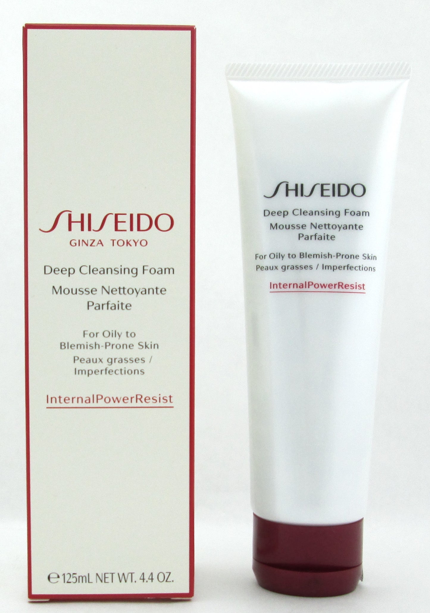 Shiseido Deep Cleansing Foam for Oily to Blemish Prone Skin 125 ml./ 4.4 oz. New