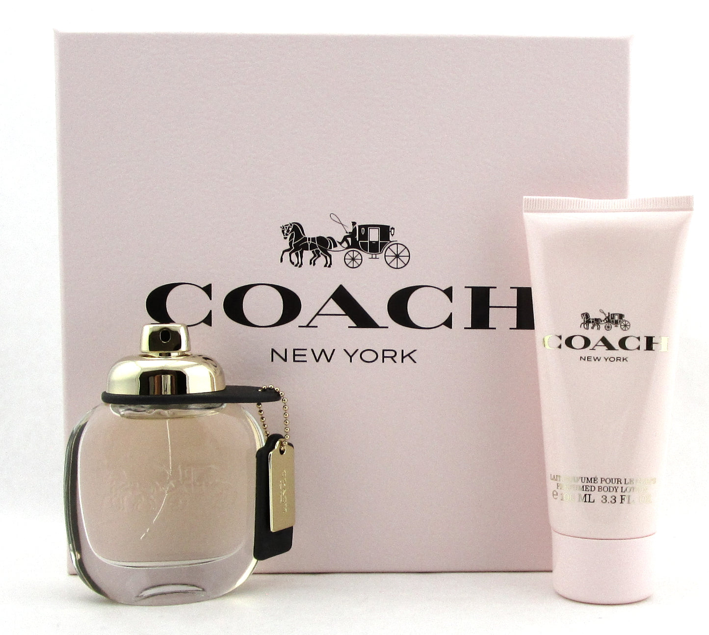 Coach New York 1.7 oz. EDP Spray + 3.3 oz. B/Lotion. New 2pc Set for Women