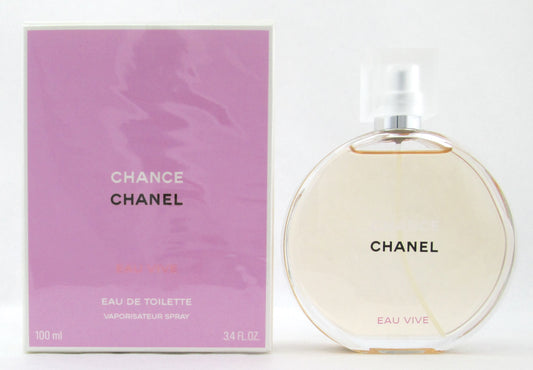 Chance Eau Vive by Chanel Eau De Toilette Spray for Women 100 ml./ 3.4 oz.