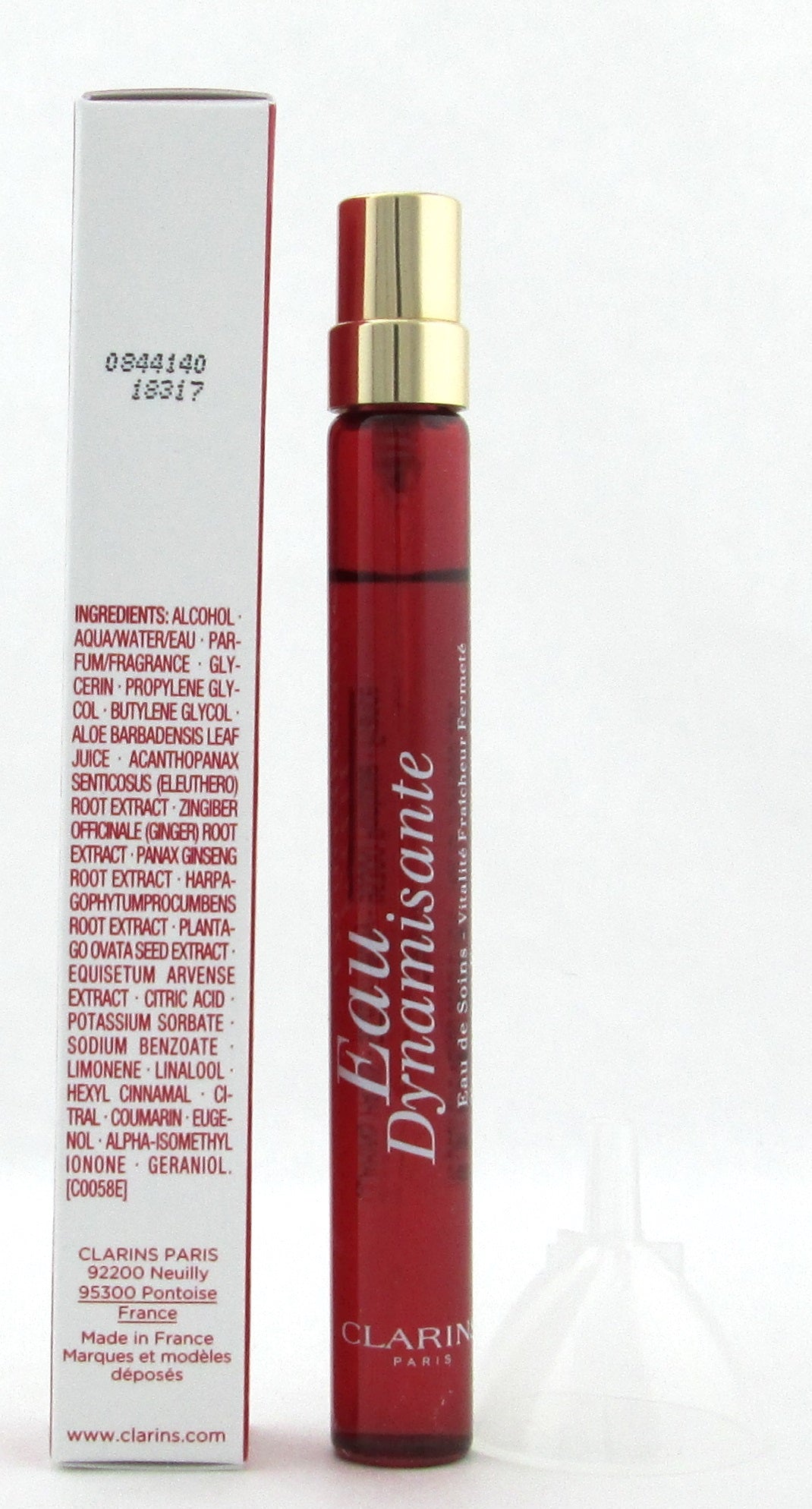 Clarins Eau Dynamisante Treatment Fragrance Spray Refillable 10 ml./ 0.3 oz. New