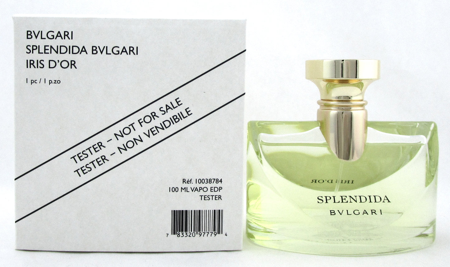Bvlgari Splendida IRIS D'OR Perfume 3.4 oz. EDP Spray for Women. New Tester