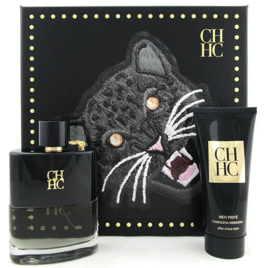 CH Men Prive by Carolina Herrera 3.4 oz.EDT Spray + 3.4 oz.A/Shave Balm. New SET