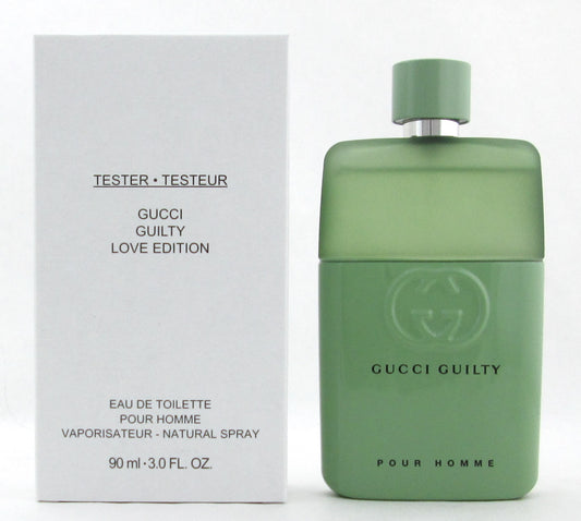 Gucci Guilty Love Edition Cologne Pour Homme 3.0 oz EDT Spray for Men New Tester