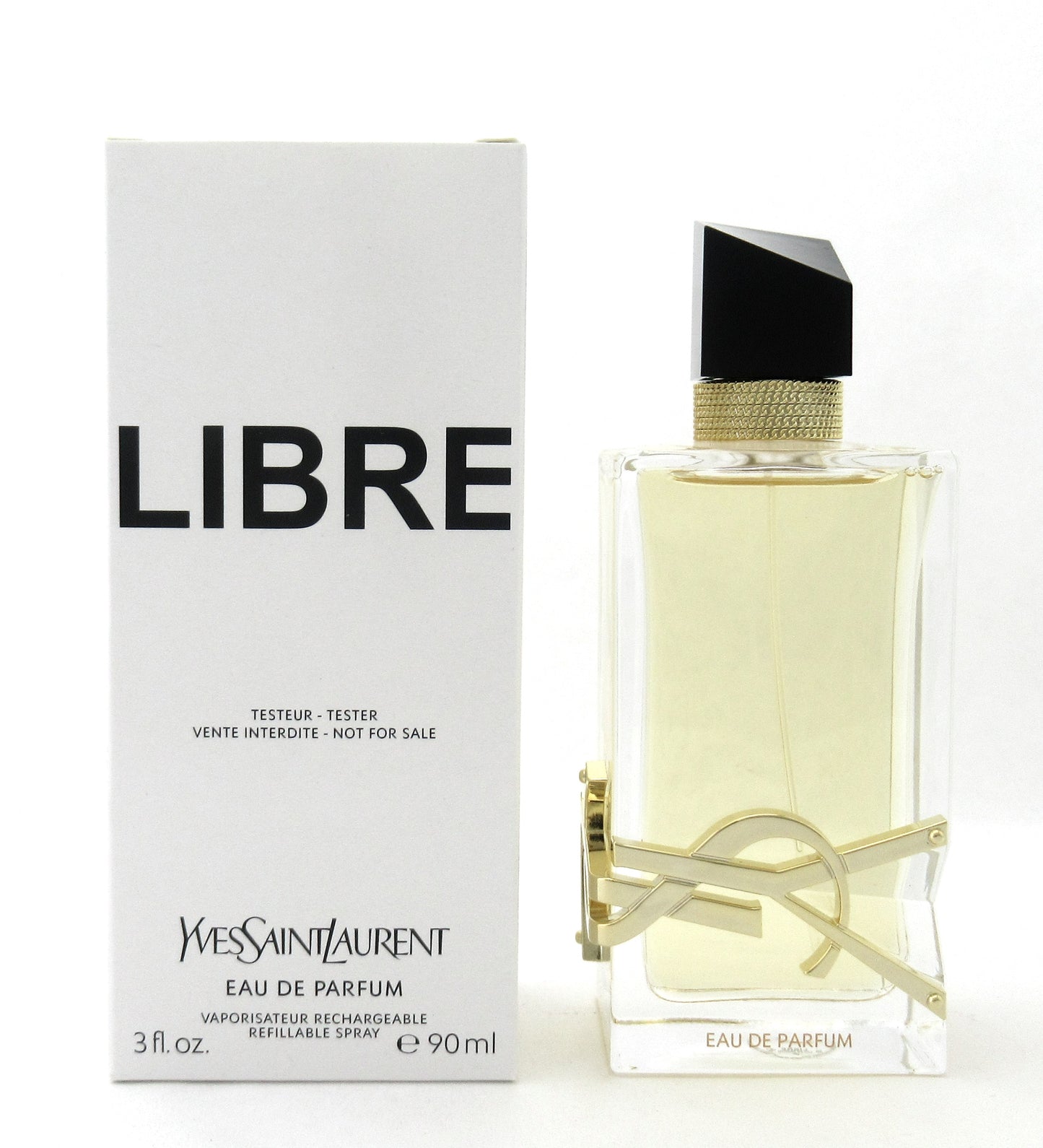 LIBRE by Yves Saint Laurent 3.0 oz. EDP Refillable Spray for Women. New Tester w/Cap