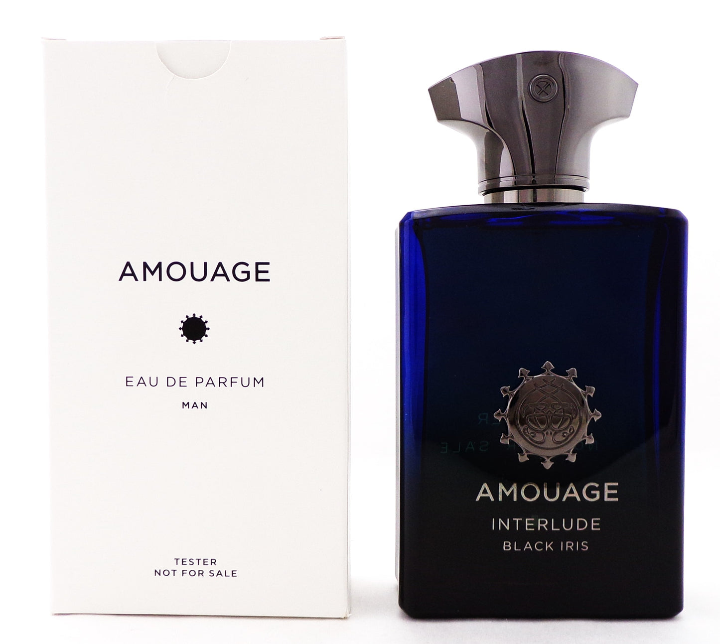Interlude BLACK IRIS by Amouage 3.4 oz. Eau de Parfum Spray for Men New TESTER w/Cap