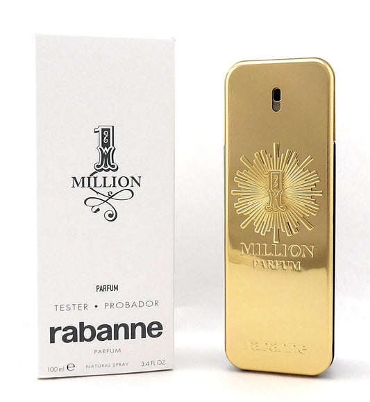 1 Million by Rabanne 3.4 oz./ 100 ml. Parfum Spray for Men. New Tester