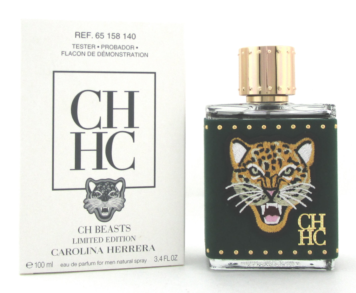 CH Beasts Limited Edition by Carolina Herrera 3.4 oz. Eau de Parfum Spray for Men. New Tester w/Cap