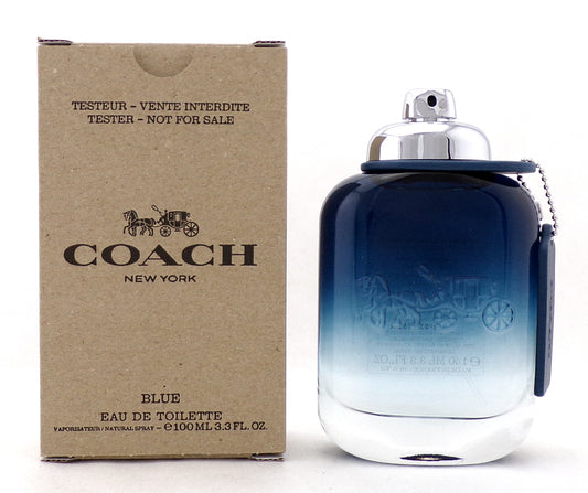 Coach New York Blue Cologne 3.3 oz. /100 ml. EDT Spray for Men. New Tester