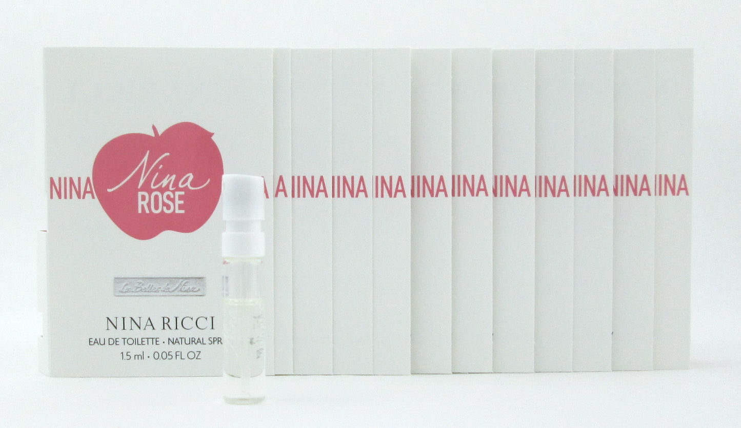 Nina Rose by Nina Ricci EDT Spray Sample Vials Pack of 12 pcs. Comes Sealed