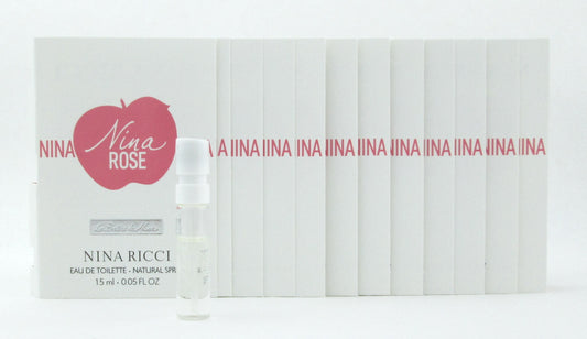 Nina Rose by Nina Ricci EDT Spray Sample Vials Pack of 12 pcs. Comes Sealed