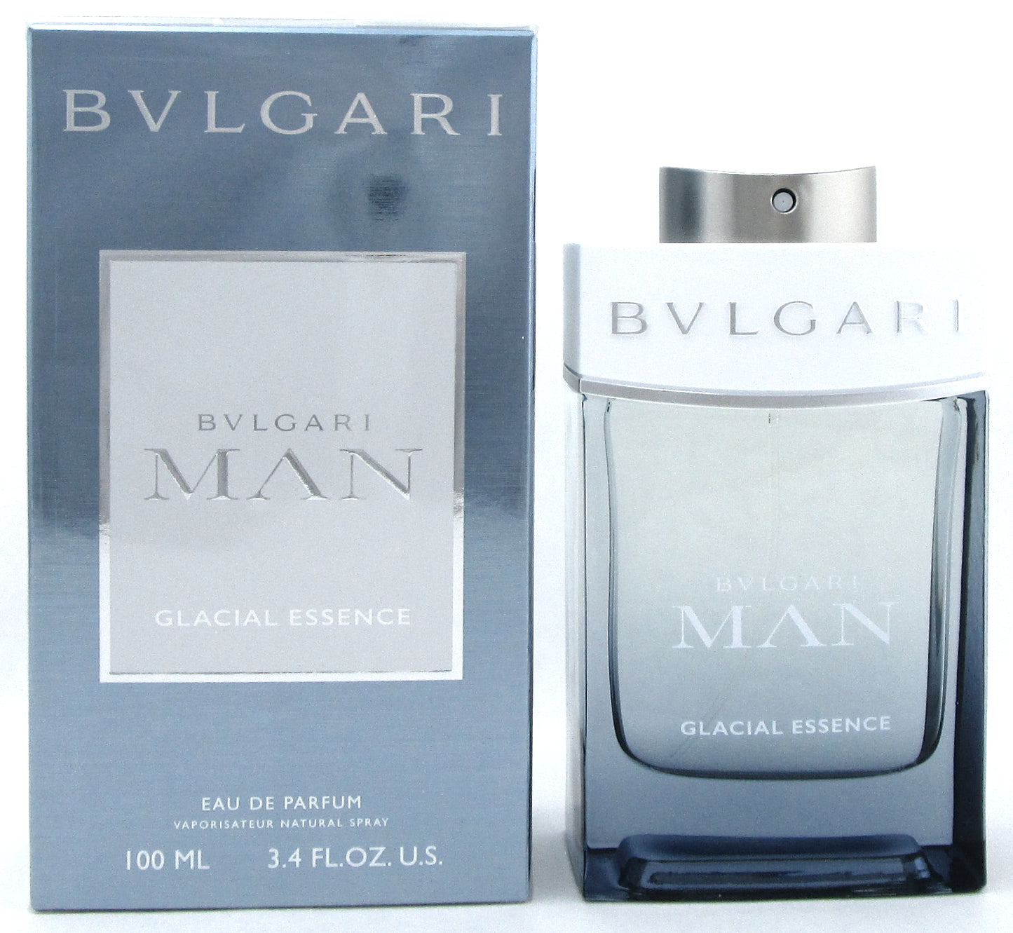 Bvlgari MAN Glacial Essence Cologne 3.4 oz. EDP Spray for Men. New in Sealed Box