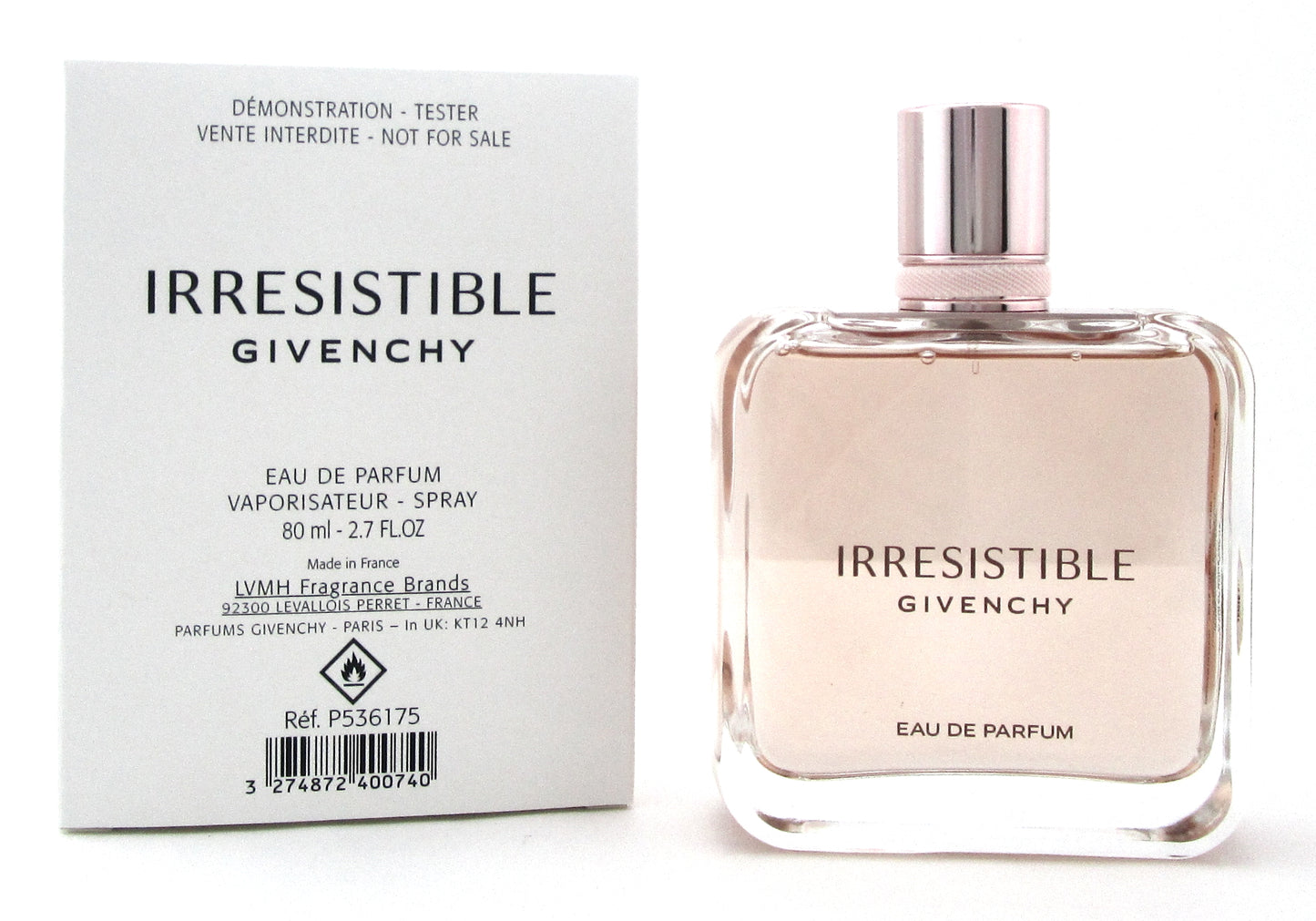 Irresistible Givenchy 2.7 oz. Eau de Parfum Spray for Women. New Tester w/Cap