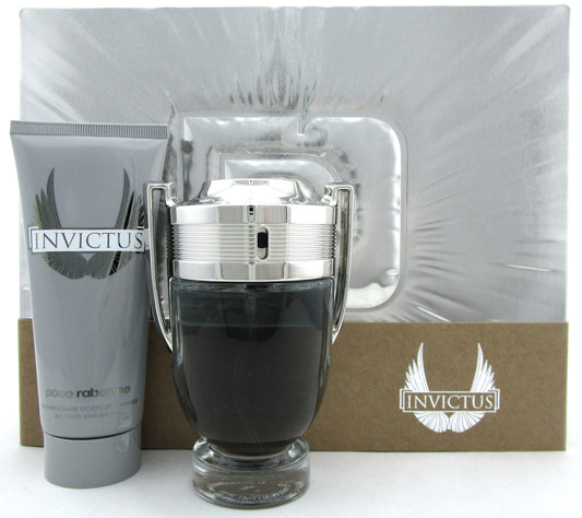 Invictus by Paco Rabanne 3.4 oz.EDT + 3.4 oz. All Over Shampoo. New SET for Men