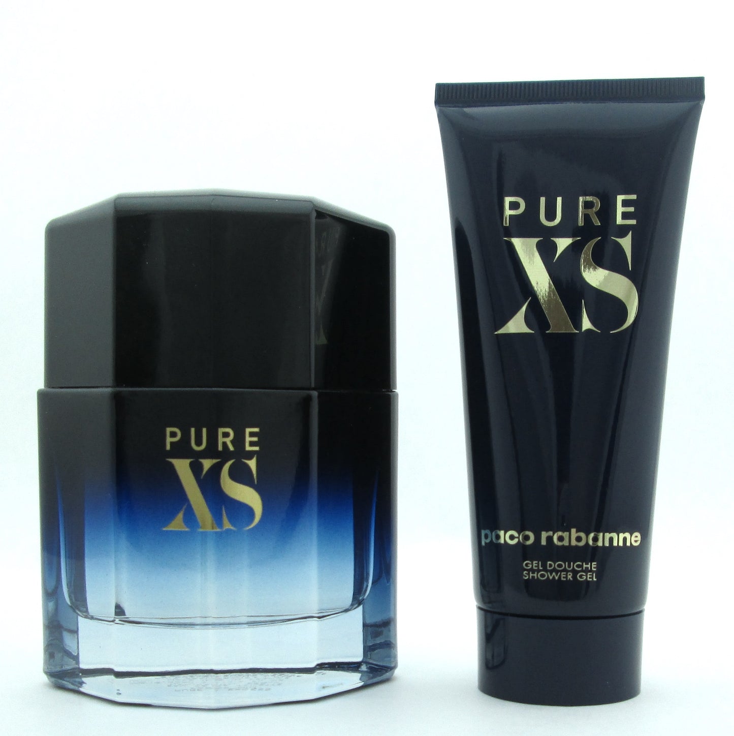 PURE XS by Paco Rabanne Gift Set for Men: EDT Spray 3.4 oz.+Shower Gel 3.4 oz.