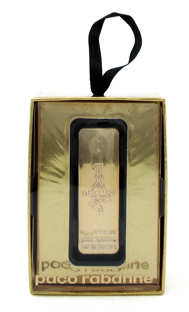 1 Million Cologne by Paco Rabanne 5 ml. EDT Splash MINI XMAS Edition for Men.New