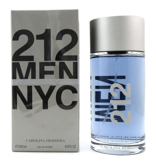 212 MEN NYC by Carolina Herrera 6.8 oz. Eau de Toilette Spray. New DAMAGED Box