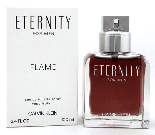 Eternity FLAME Cologne by Calvin Klein 3.4 oz. EDT Spray for Men. New Tester