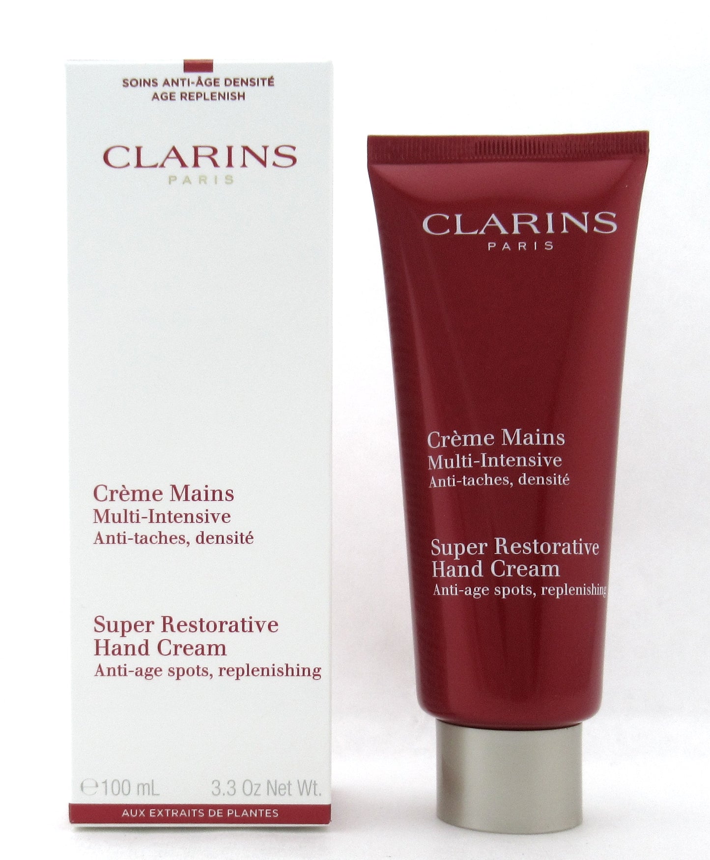 Clarins Super Restorative Hand Cream 100 ml./ 3.3 oz. New