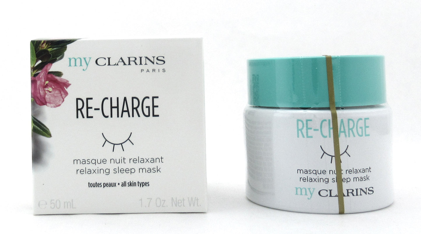 My Clarins RE-CHARGE Relaxing Sleep Mask 1.7 oz./ 50 ml. New