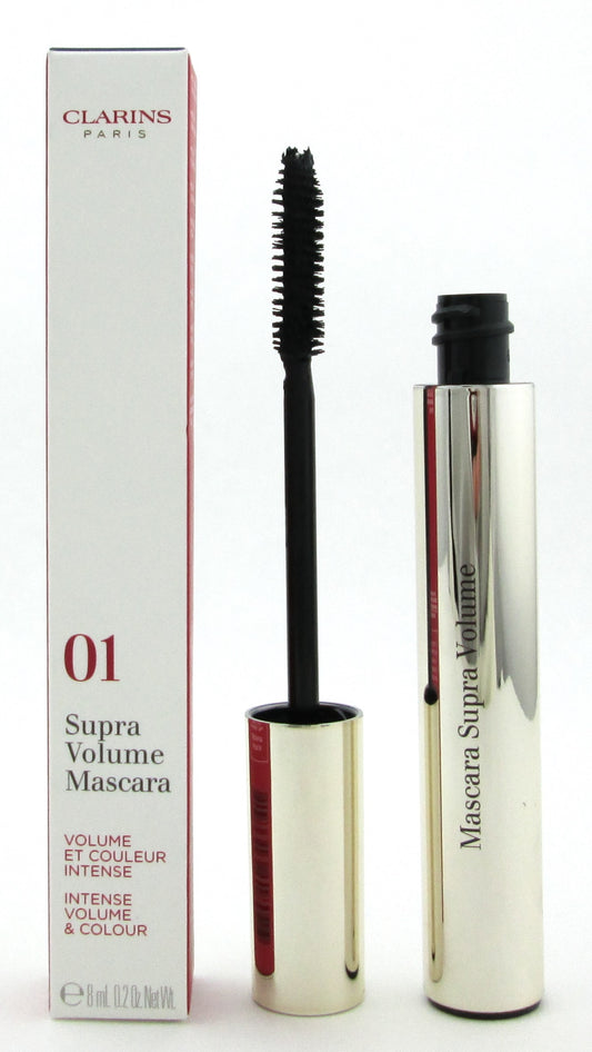 Clarins Supra Volume Mascara 01 Intense Black 8 ml./ 0.2 oz. New In Box