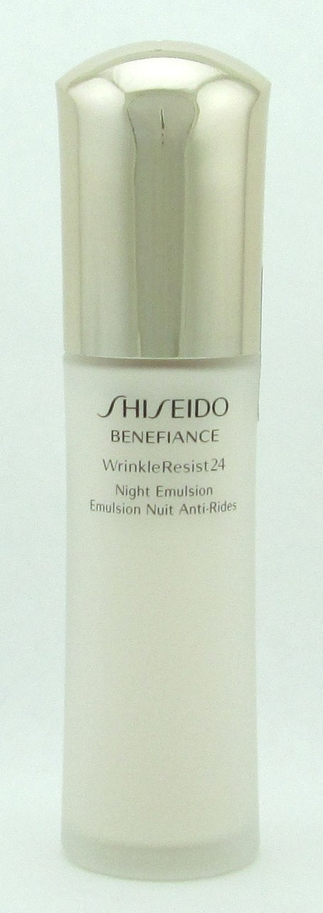 Shiseido Benefiance Wrinkle Resist 24 Night Emulsion 75 ml./ 2.5 oz. NIB