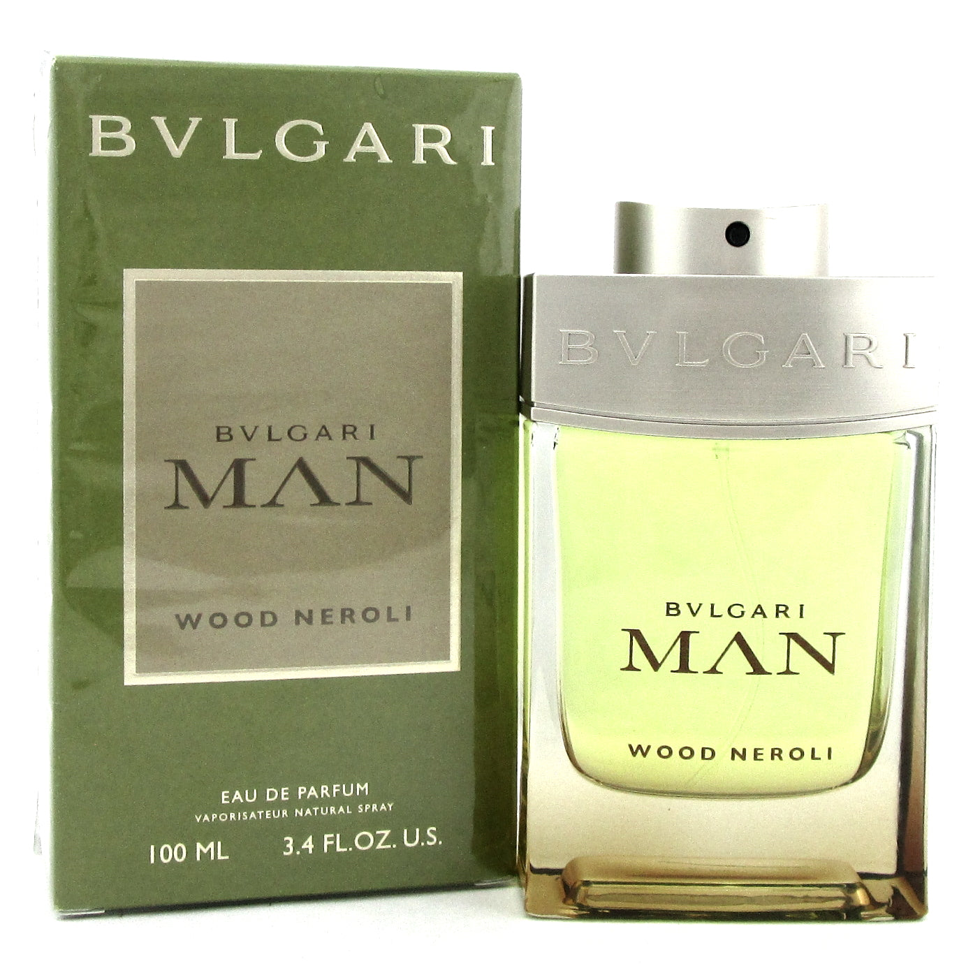 Bvlgari Man Wood Neroli 3.4 oz. Eau de Parfum Spray for Men. New. Damaged Box.