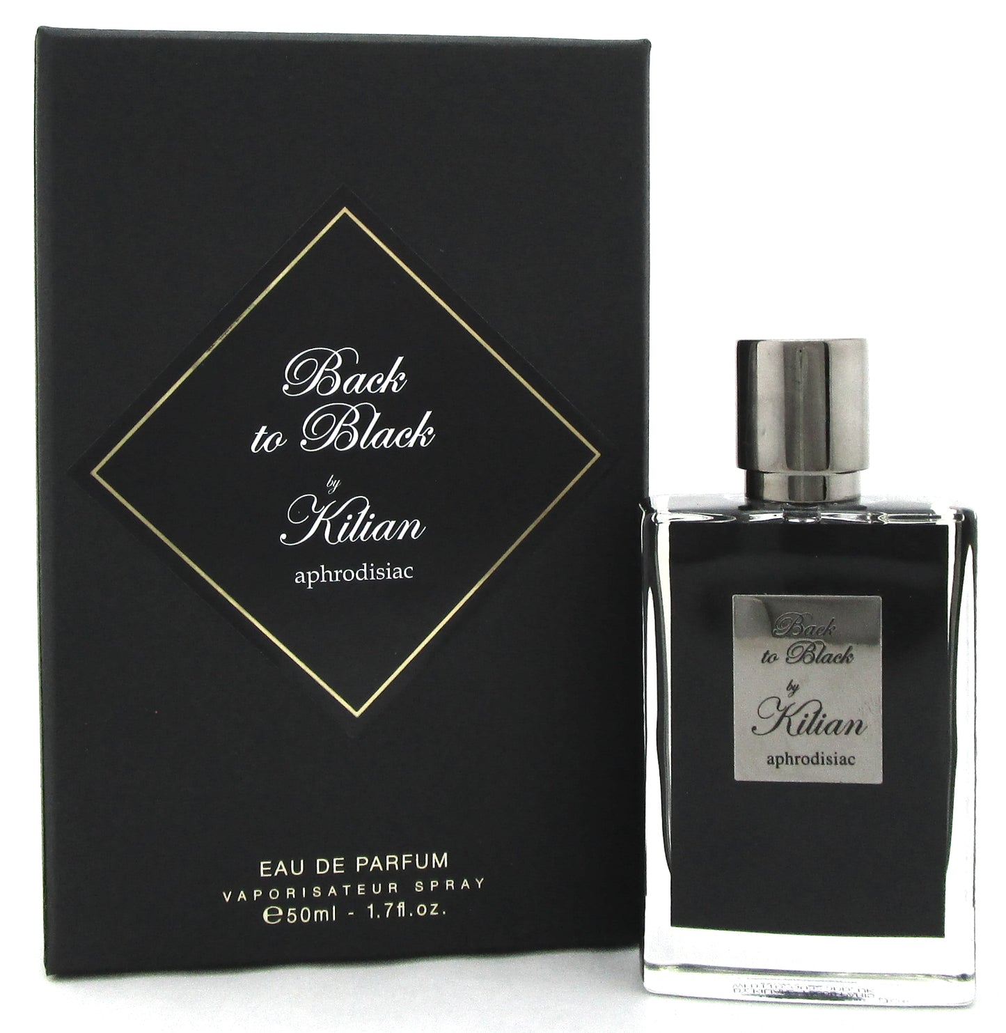 Back to Black by Kilian Aphrodisiac 1.7 oz EDP Refillable Spray. New Box