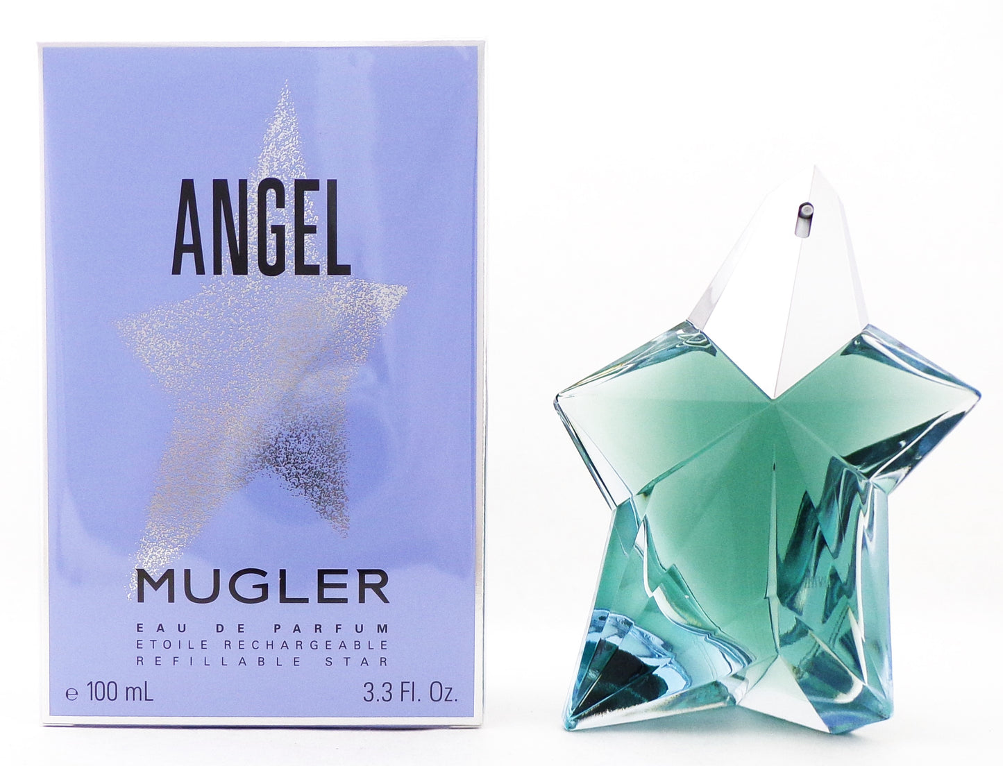Angel by Thierry Mugler 3.3 oz. EDP Spray Refillable Star for Women New