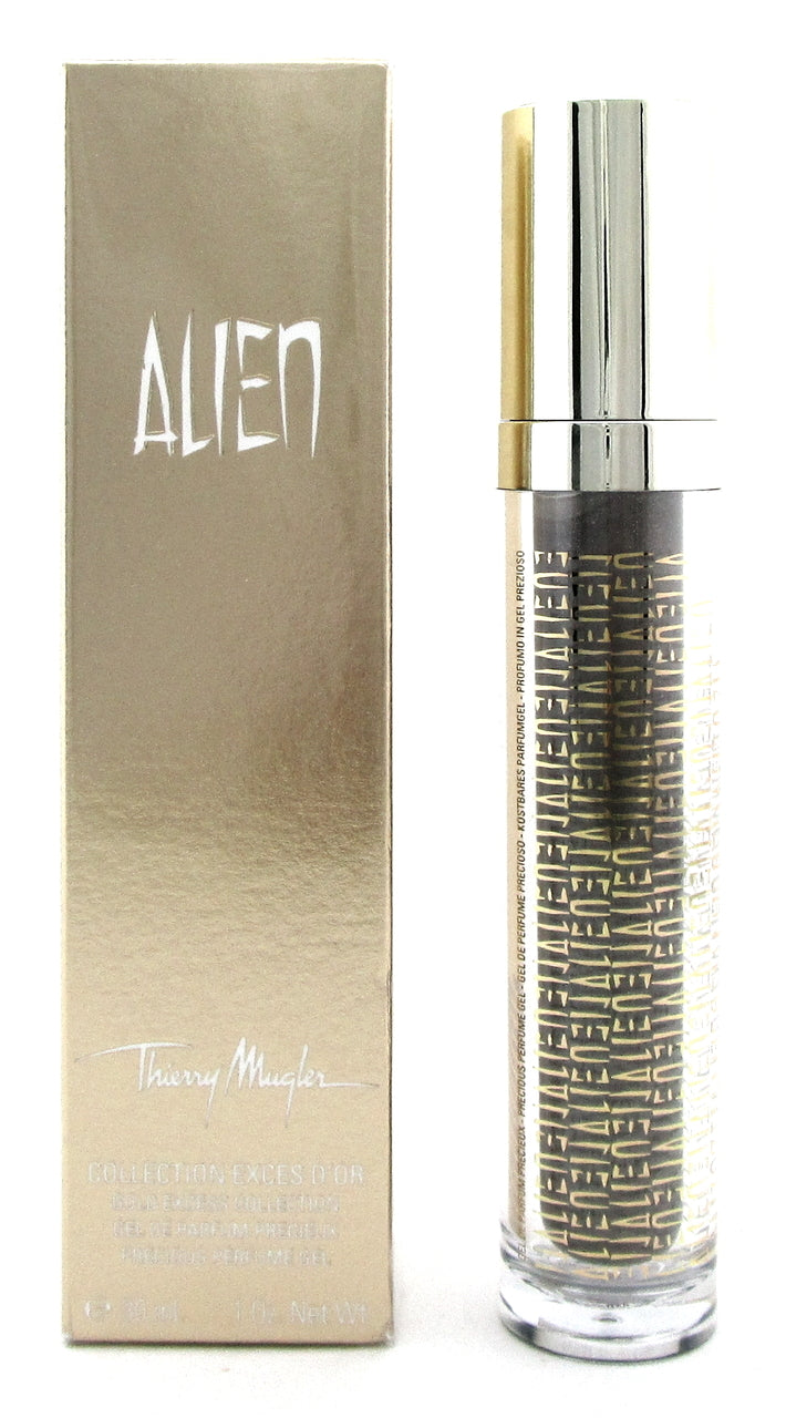 Alien by Thierry Mugler 1.0 oz. Precious Perfume Gel for Women. New DAMAGED Box