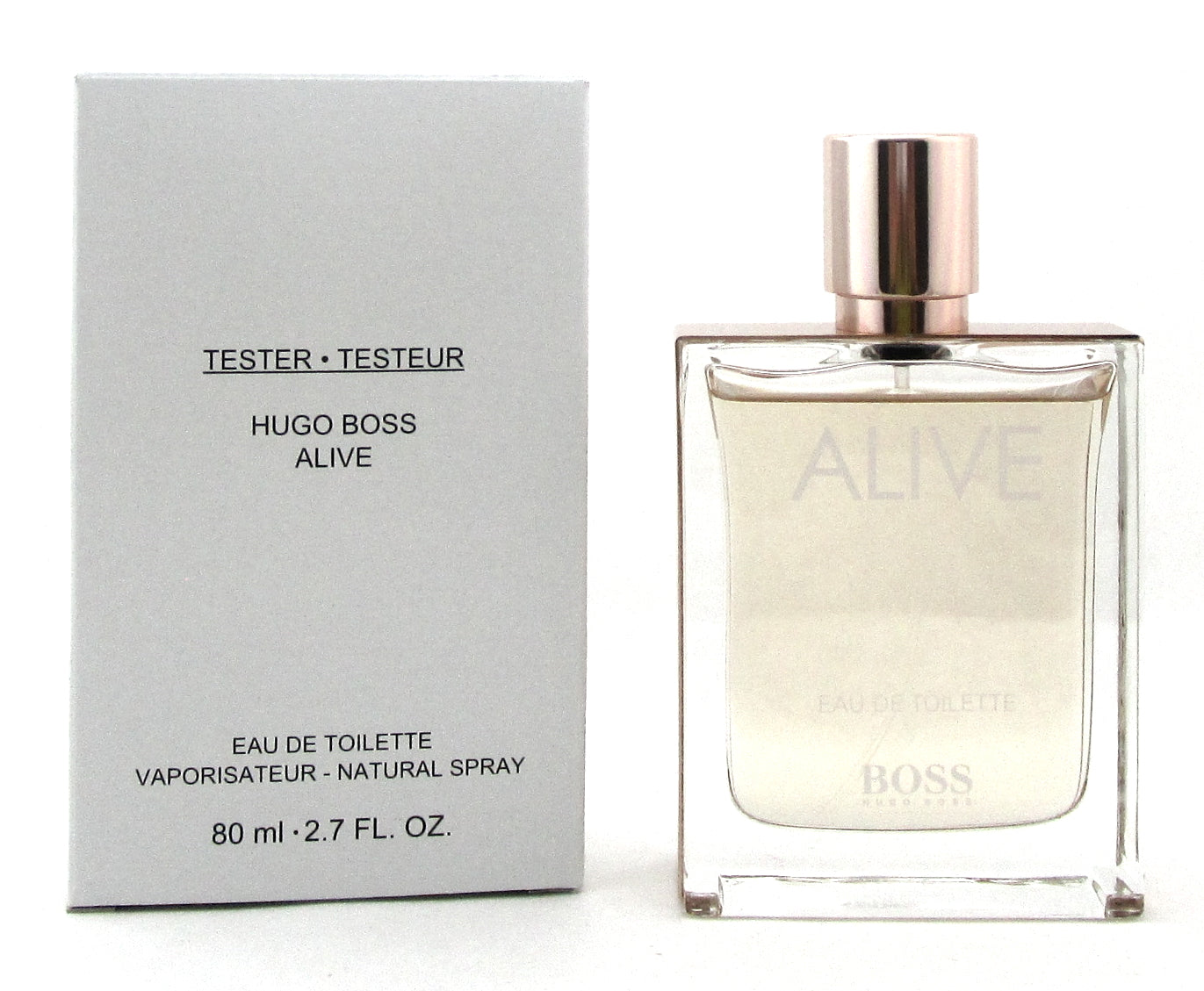 Boss ALIVE by Hugo Boss 2.7 oz. Eau de Toilette Spray for Women. New Tester with Cap