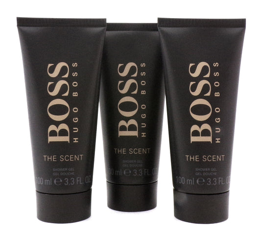The Scent by Hugo Boss 3.3 oz. Shower Gel for Men LOT of 3. New In Tube. No Box.