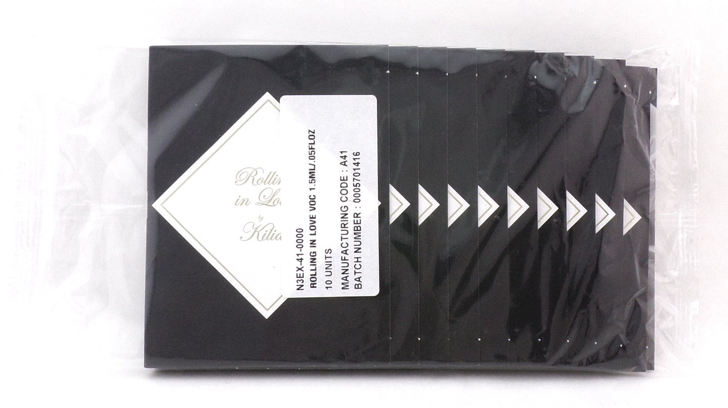 Kilian Rolling in Love 1.5 ml. Eau de Parfum Sample Spray Unisex. LOT of 10 Vials. New