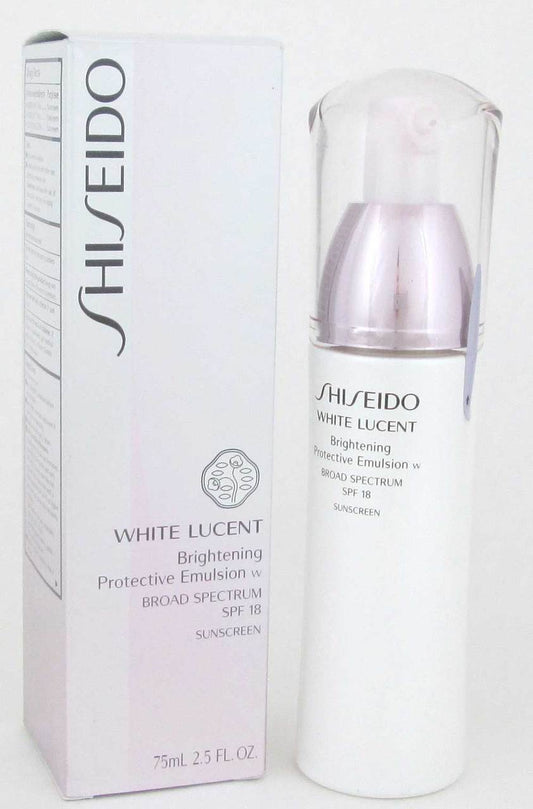 Shiseido White Lucent Brightening Protective Emulsion W SPF18  2.5 oz