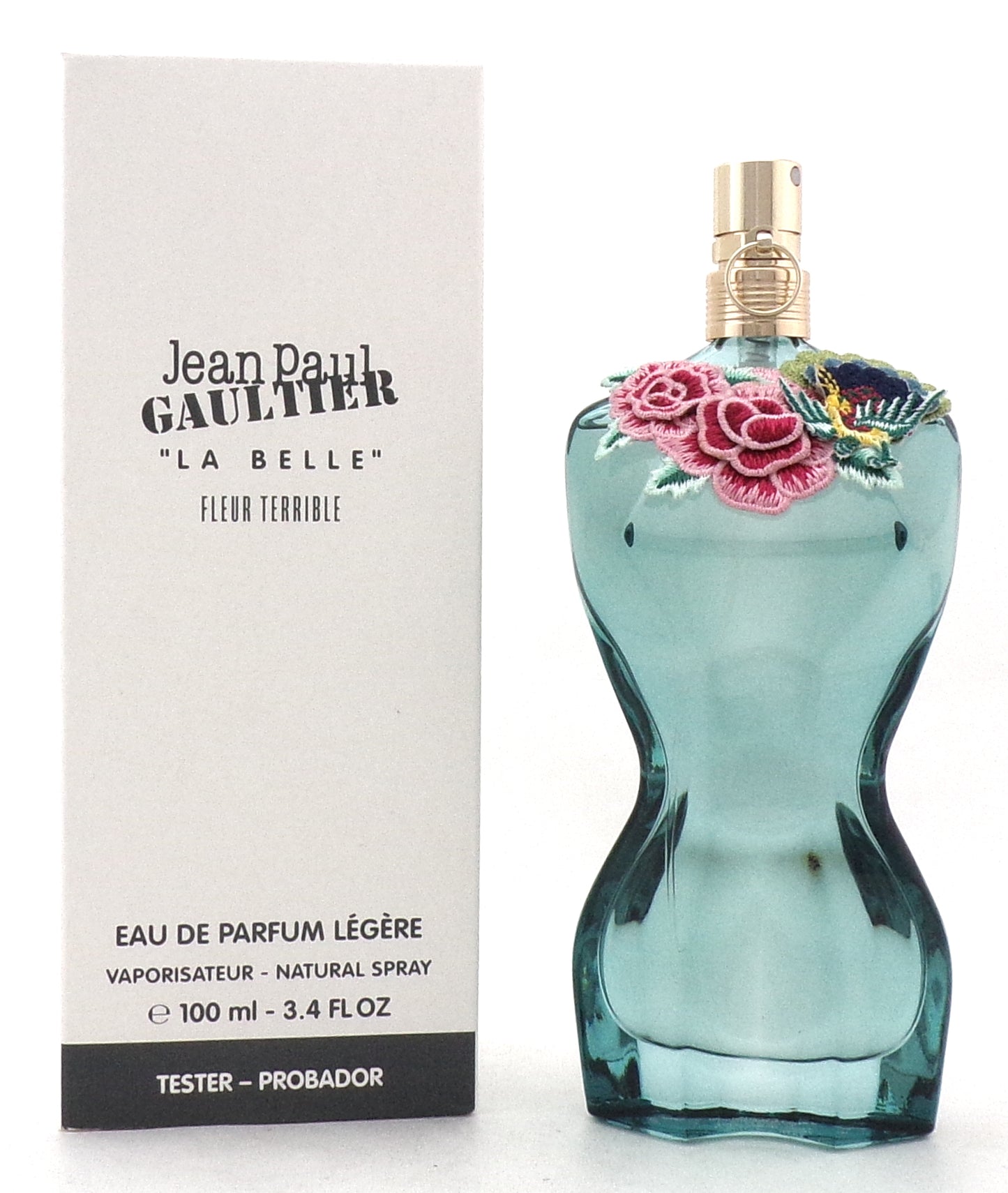 Jean Paul Gaultier La Belle FLEUR TERRIBLE 3.4 oz. Eau de Parfum LEGERE for Women. New Tester
