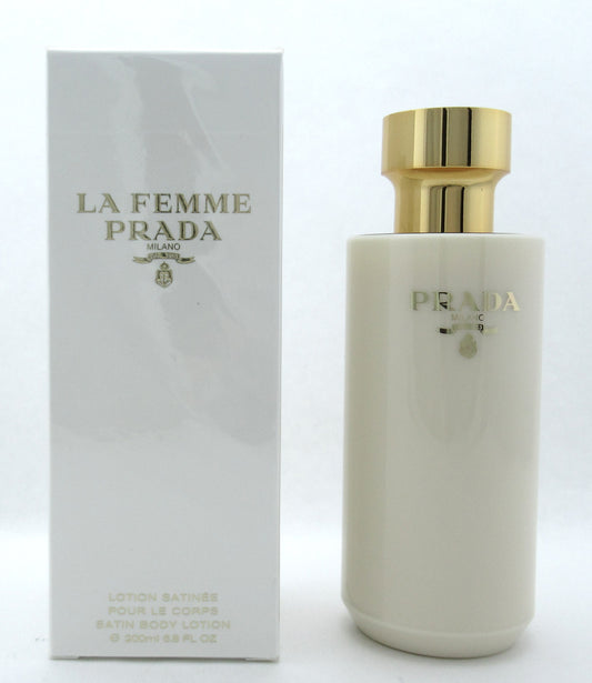 Prada La Femme for Women Satin Body Lotion 6.8 oz./ 200 ml. New in Sealed Box