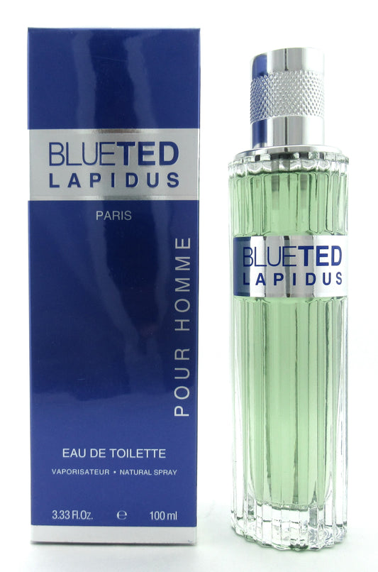 Blue Ted Lapidus Cologne by Ted Lapidus 3.3 oz. EDT Spray Pour Homme New