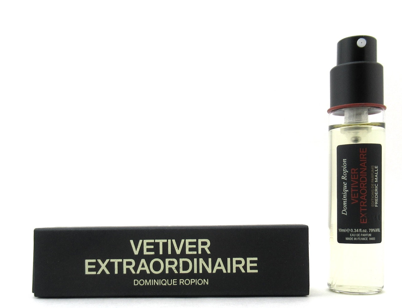 Vetiver Extraordinaire by Frederic Malle Eau De Parfum Spray for Men 10 ml./ 0.34 oz. New in Box