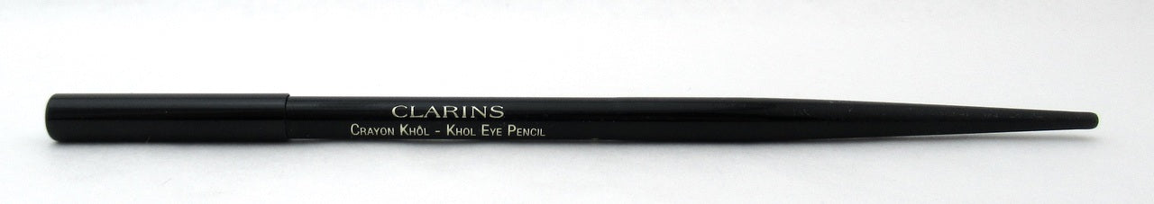 Clarins Crayon Khol Intense Line Eye Pencil 01 Extreme Black 0.04 oz. New Tester