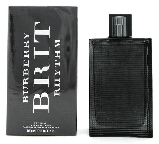 Burberry Brit Rhythm for HIM by Burberry 6.0 oz. EDT Spray for Men. New in Box